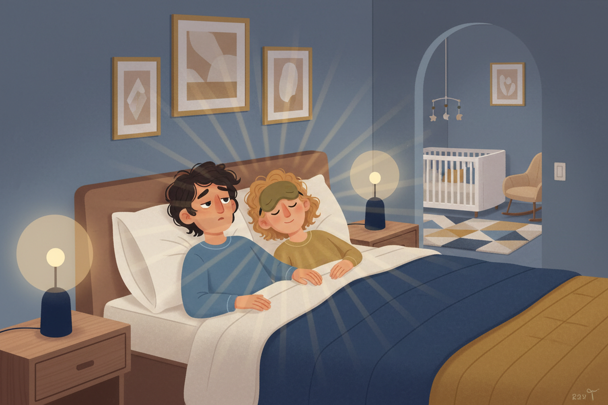 Why Do New Parents Wake Up Before the Baby Cries?