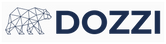 Dozzi — geometric bear and wordmark